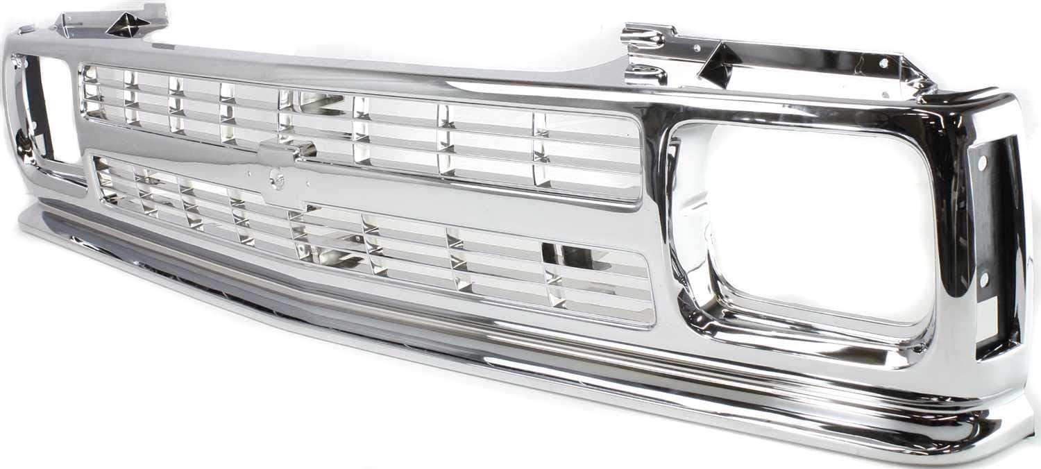 Evan Fischer Grille Assembly Compatible with 1991-1993 Chevrolet S10 & 1991-1994 S10 Blazer - GM1200491