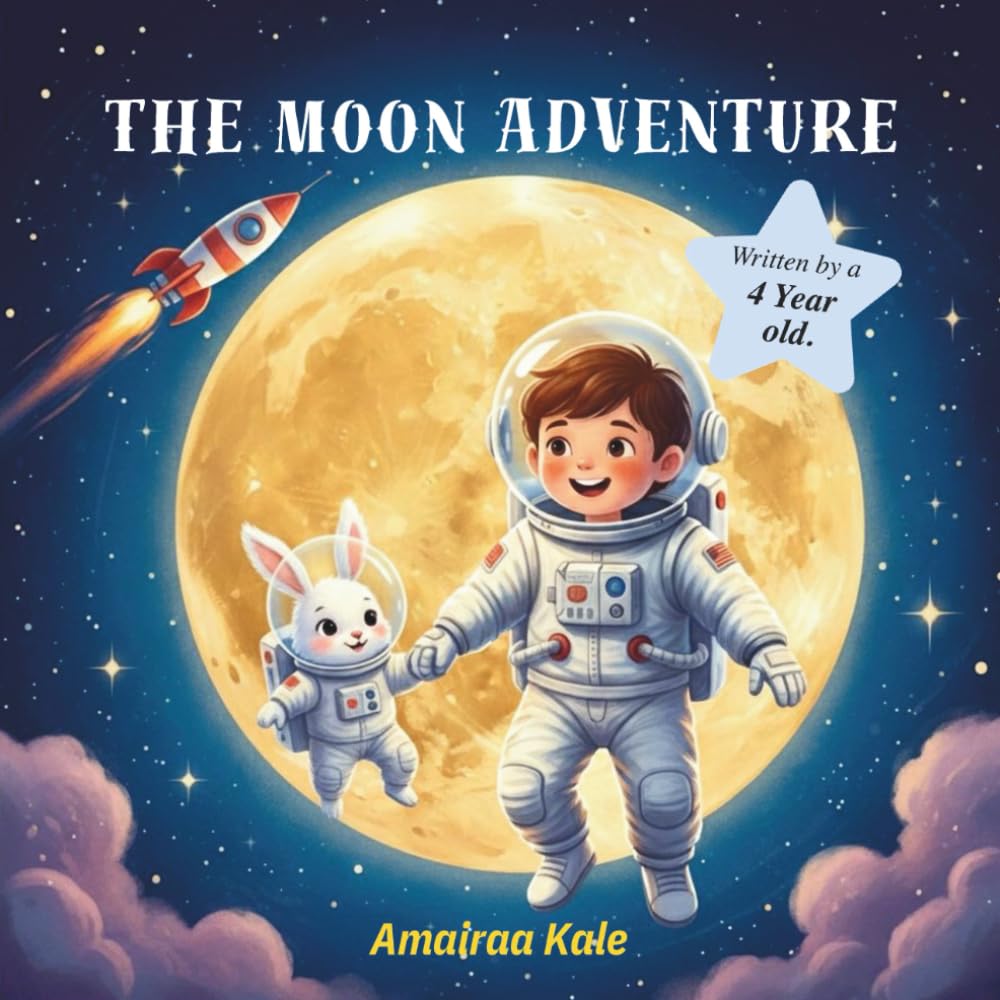 The Moon Adventure: Written by a 4 year old
