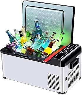 8L/28L chłodnica samochodowa sprężarka z zamrażarką chłodna skrzynia ciężarówka przenośna mini lodówka do podróży na duże odległości jazda na kempingu sport na świeżym powietrzu podróż do domu