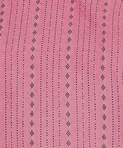 Image of DSK Studio Women's Cotton Short Kurti with Notch Neck Line 3 /4th Sleeves Abstract Pattern Short Length and Regular Fit