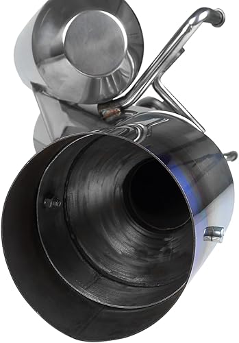 Miniatura 7 de Spec-D Tuning Sistema de escape Catback de doble punta quemada compatible con Infiniti G35 Coupe 2Dr 2003-2007