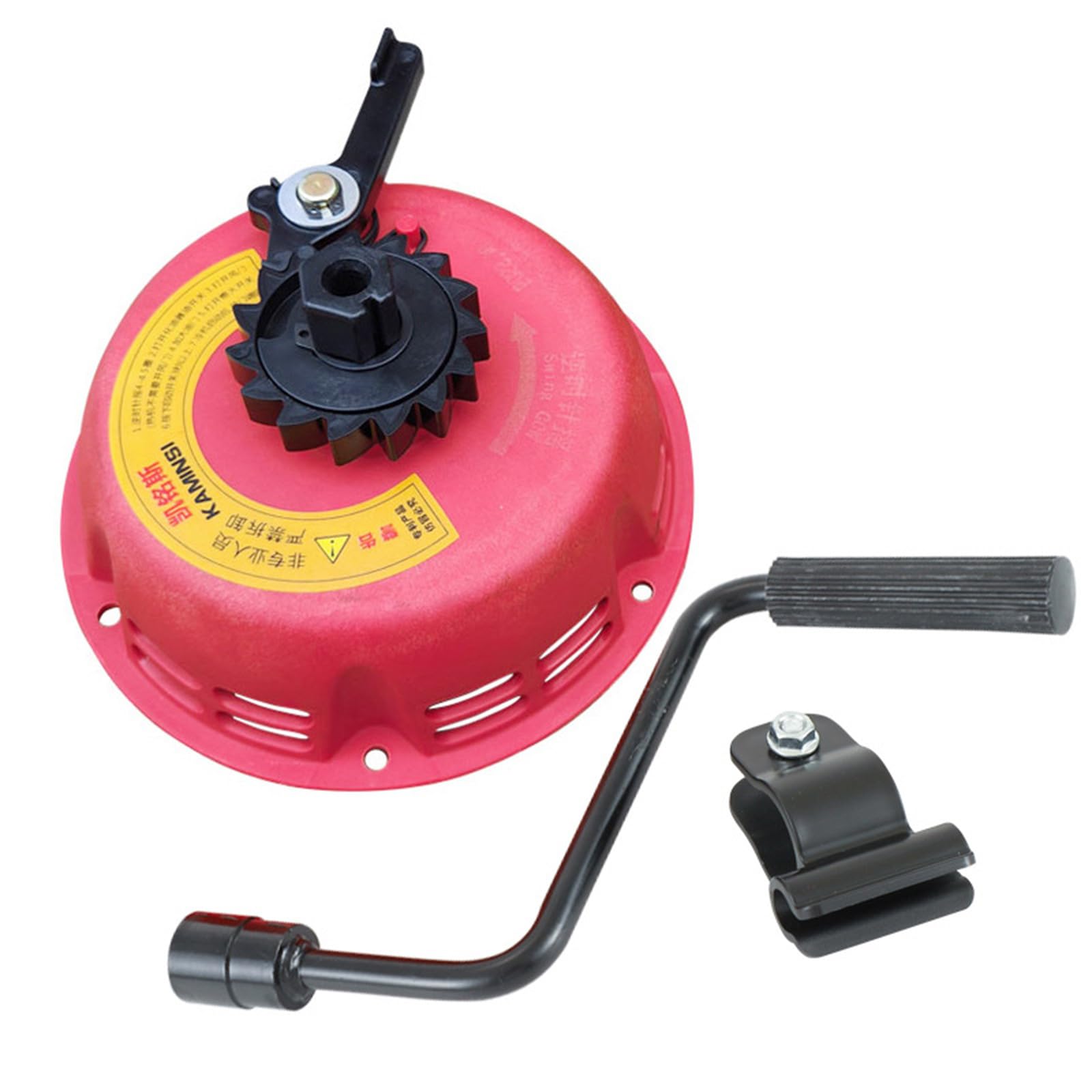 Fahoujs Red Not Pull Starter Hand Crank Engine For 168 170F Gasolines Engine Durability Housing For Small Tiller Sprayer