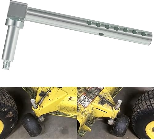 Yoursme AM136327 - Brazo de rueda para cortacésped delantero derecho para John Deere Mower Decks X300 X500 Series 48 pulgadas y 54 pulgadas