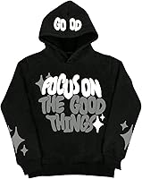 SHENHE Men's Letter Graphic Hooded Sweatshirt Slogan Print Pullover - Casual Streetwear Hoodie