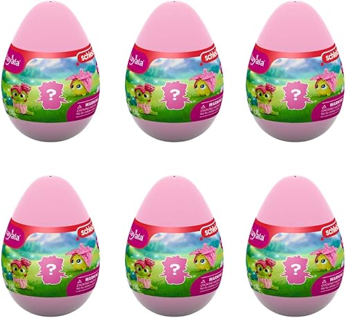 Schleich bayala - Juguete sorpresa de 6 piezas con huevos e incubación de plantas para bebés a partir de 5 años para rellenar cestas de Pascua
