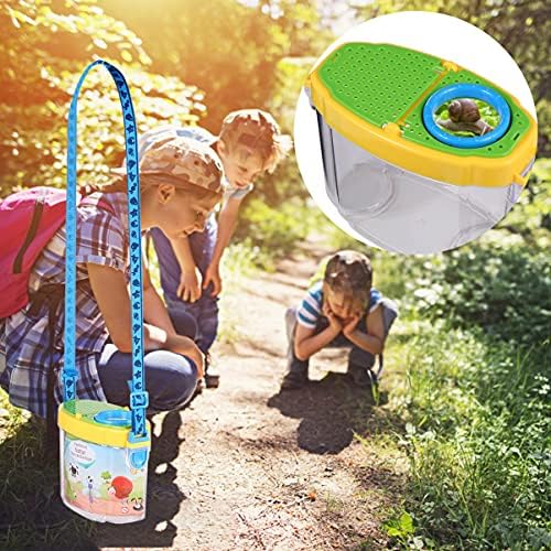 Toddmomy Capture Tool Catcher Box Critter Cage Container Box Observation Container with Tweezers Magnifying Glass Nature Kit for Kids Outdoor Collection Box Outdoor Exploration Tools 4 61w4o7keKTS. AC
