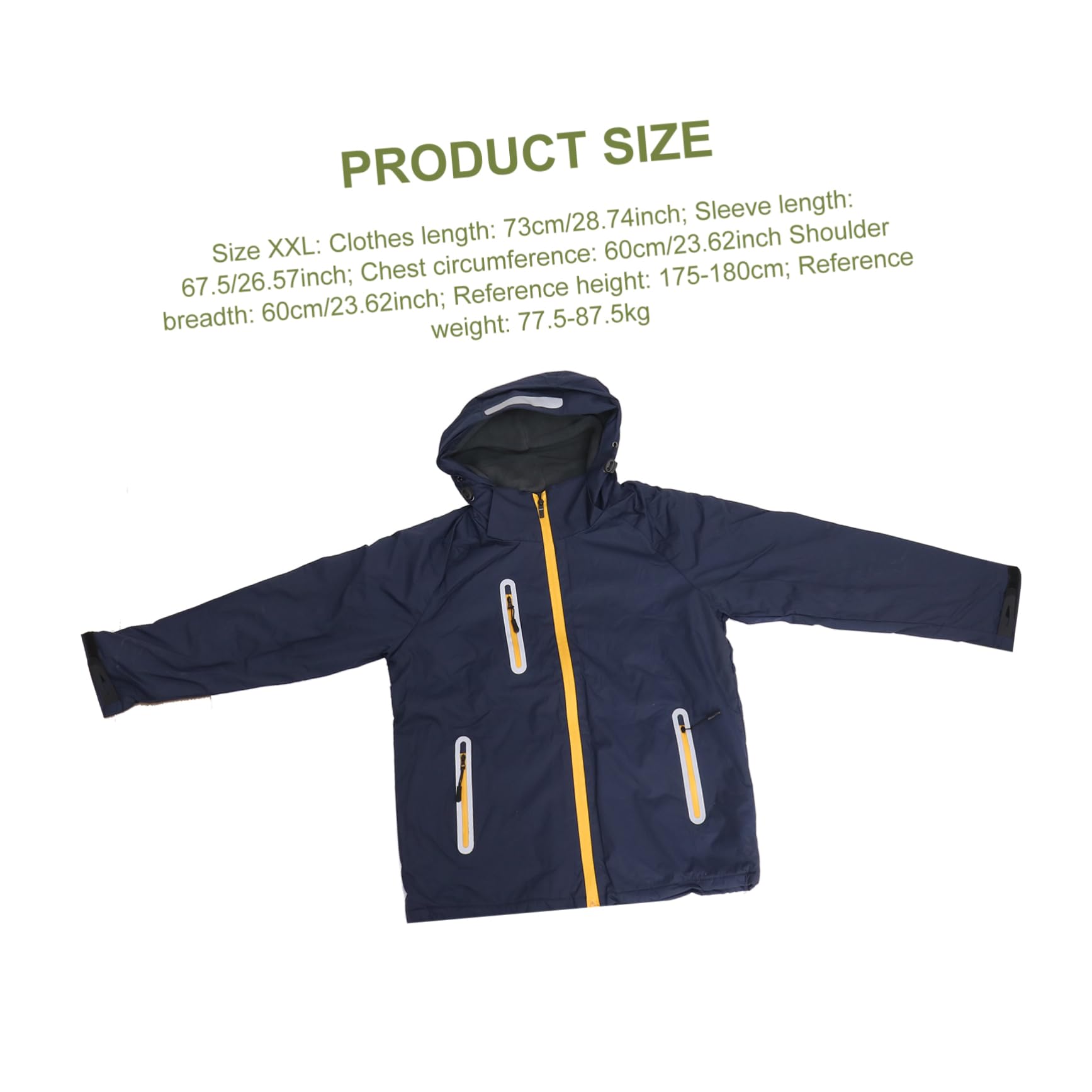 CONGARTENO Waterproof Mountaineering Suit Outdoor Coat Hooded Hiking Winter Men's Warm Fleece Windproof Jacket Comfortable Cuffs for Skiing Mountaineering Snow Games