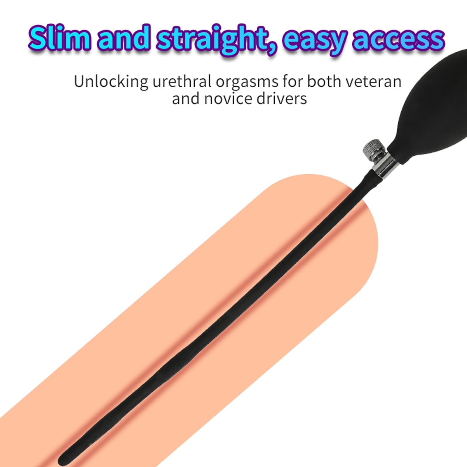 Expandeur En Silicone Gonflable Urétral Pour Hommes - Neuf, Sans Marque, Matériel BDSM