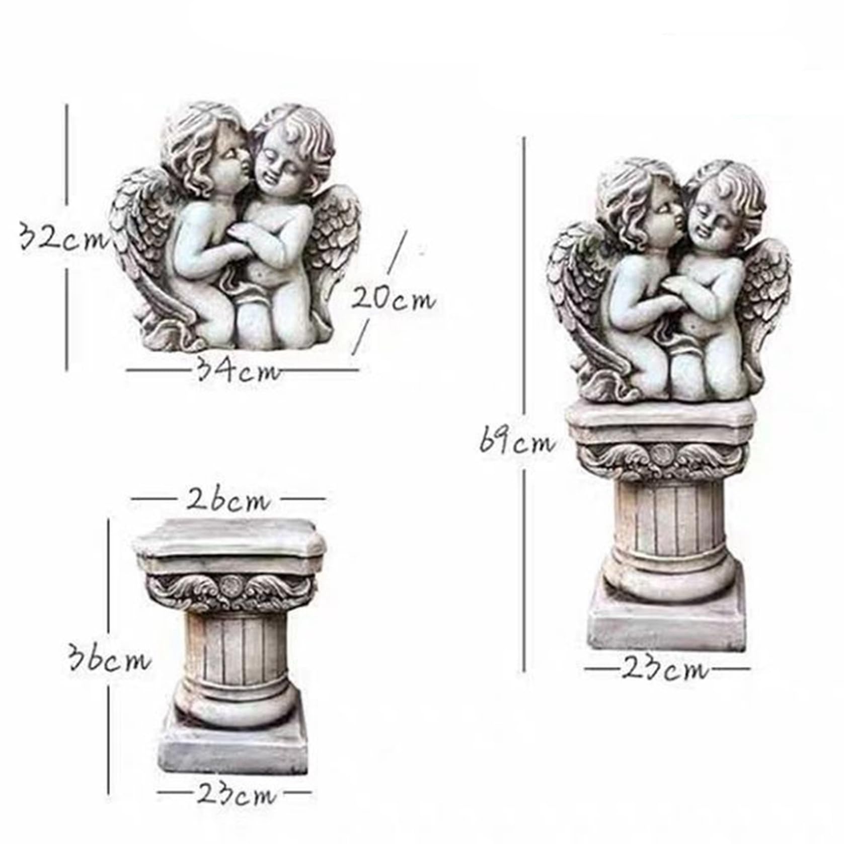 Amazon.co.jp: JAnjiaLxY エンジェル 天使 F ガーデンオーナメント