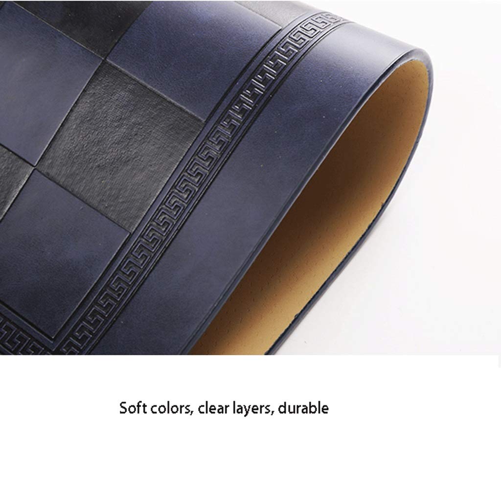 Set da scacchi pieghevole da viaggio, Scacchiera in PU Isolamento termico bifacciale Pieghevole 33,7x33,7 cm/13,2x13,2 pollici Doppio marrone(Dark Brown)