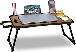 VISBY INDIA Office Table for Home/Writing Desk for Office/Folding Table for School/Folding Study Table/Work from Home - MultipurposeTable (WOODSS COTTEEDS)