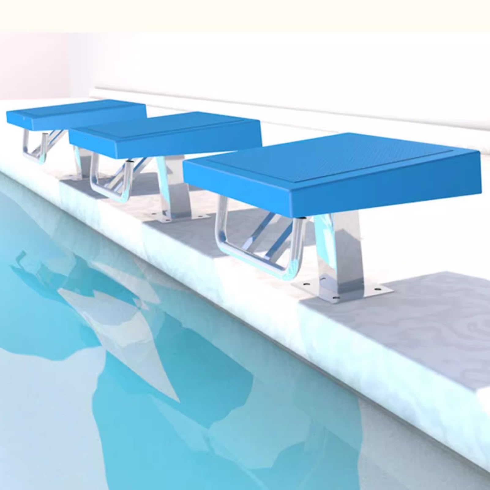 Residential Swimming Pool With Diving Board Monolith Fiberglass Pool