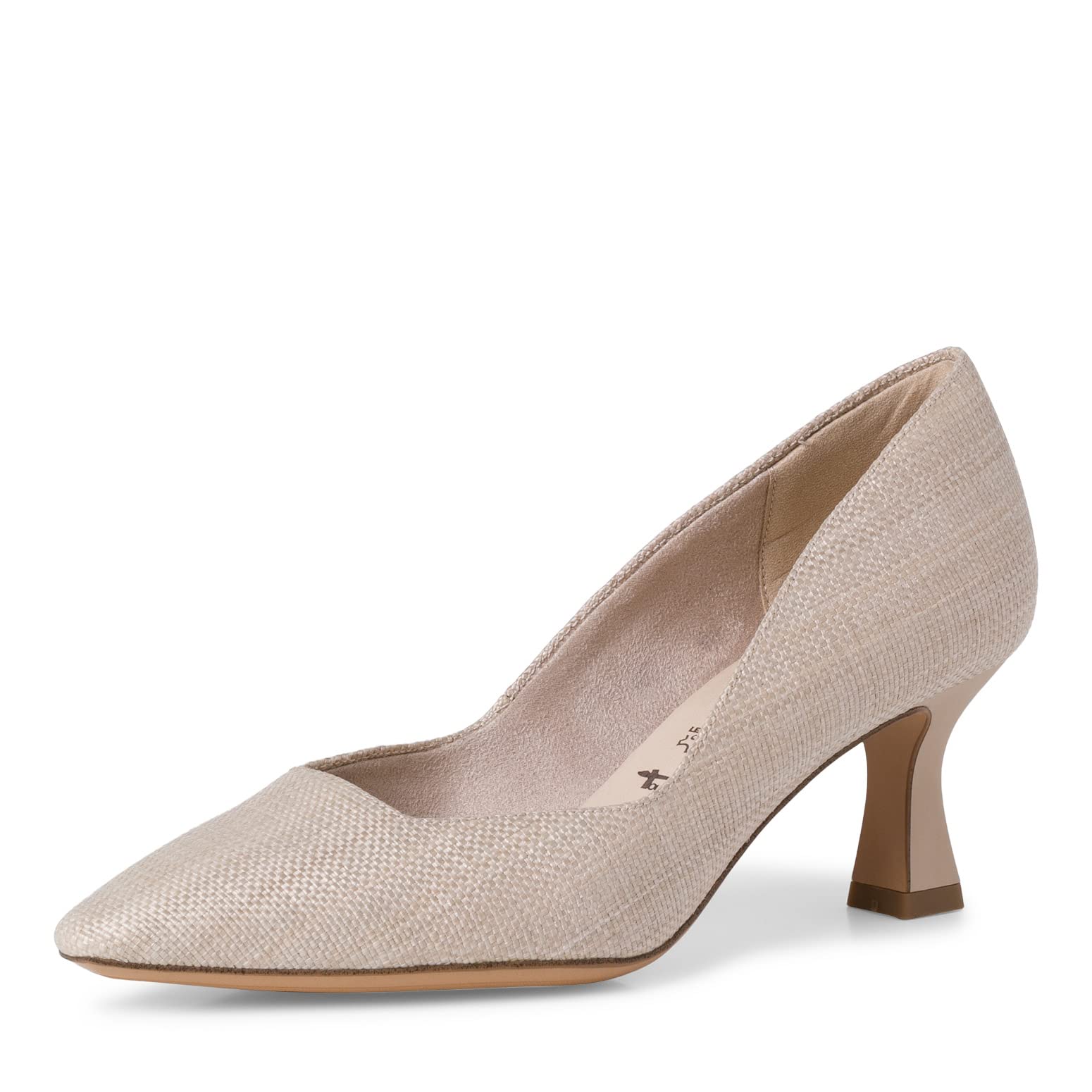 Tamaris Damen 1-1-22404-28, Closed-Toe Pumps, Ivory Woven,