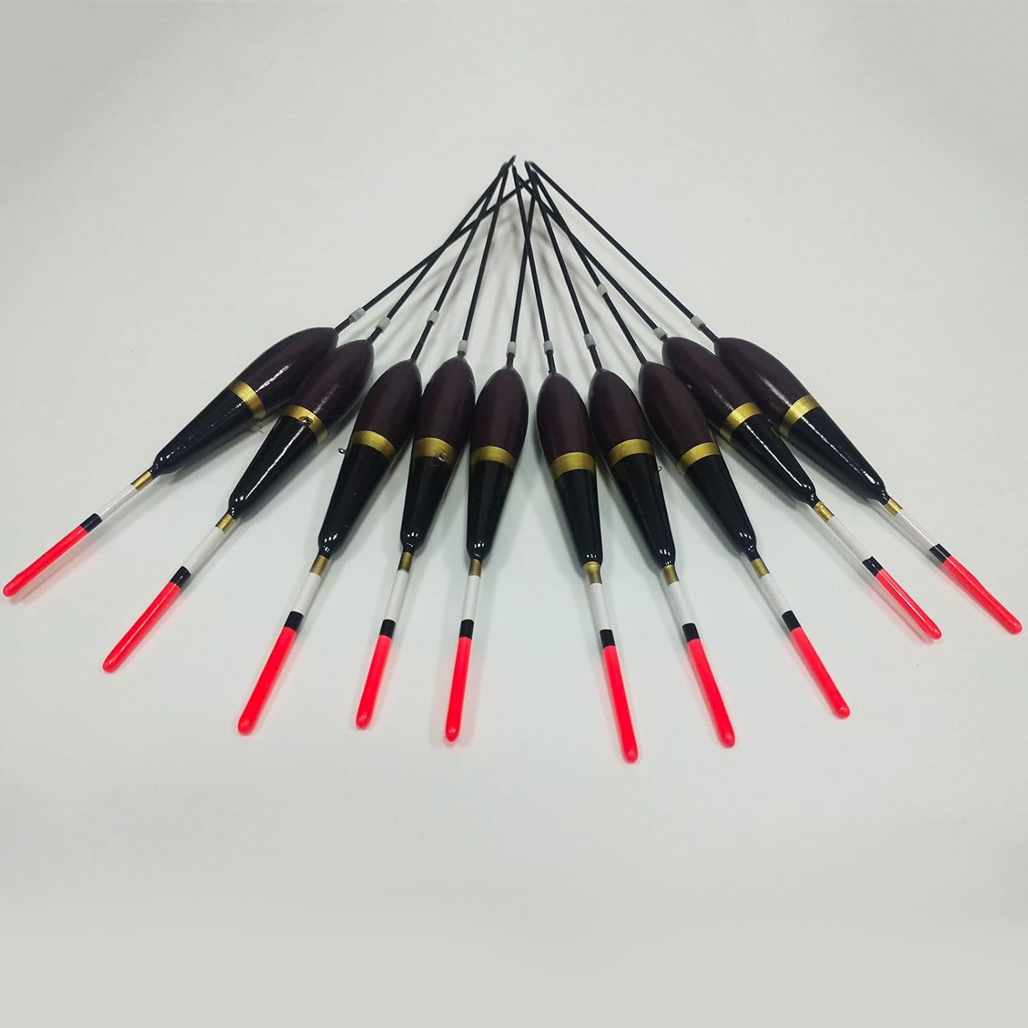 10pcs Collection Fishing Bobbers Cork Floats Kit Antenna Balsa Wood 2g/3g Buoy Fishing Tackle corchos de Pesca