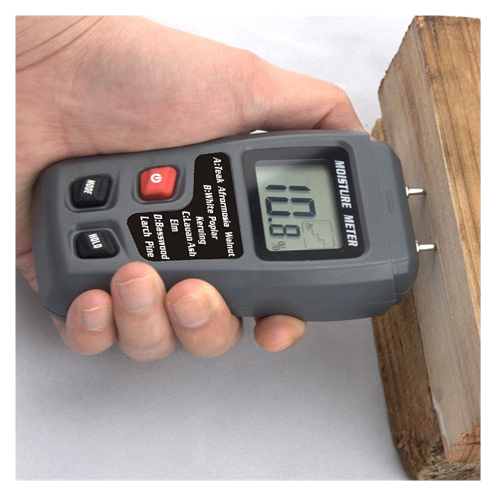 Miernik wilgotności Digital Drewno Meter LCD Wyświetlacz Wilgotność Wilgotność Damp Higrometr Detector