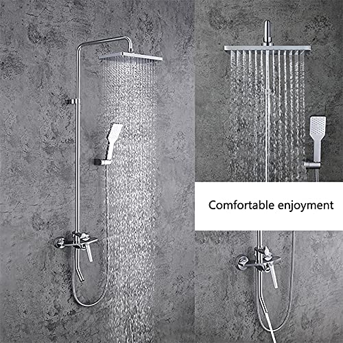 Système de douche en laiton pour cabine de douche et baignoire combo