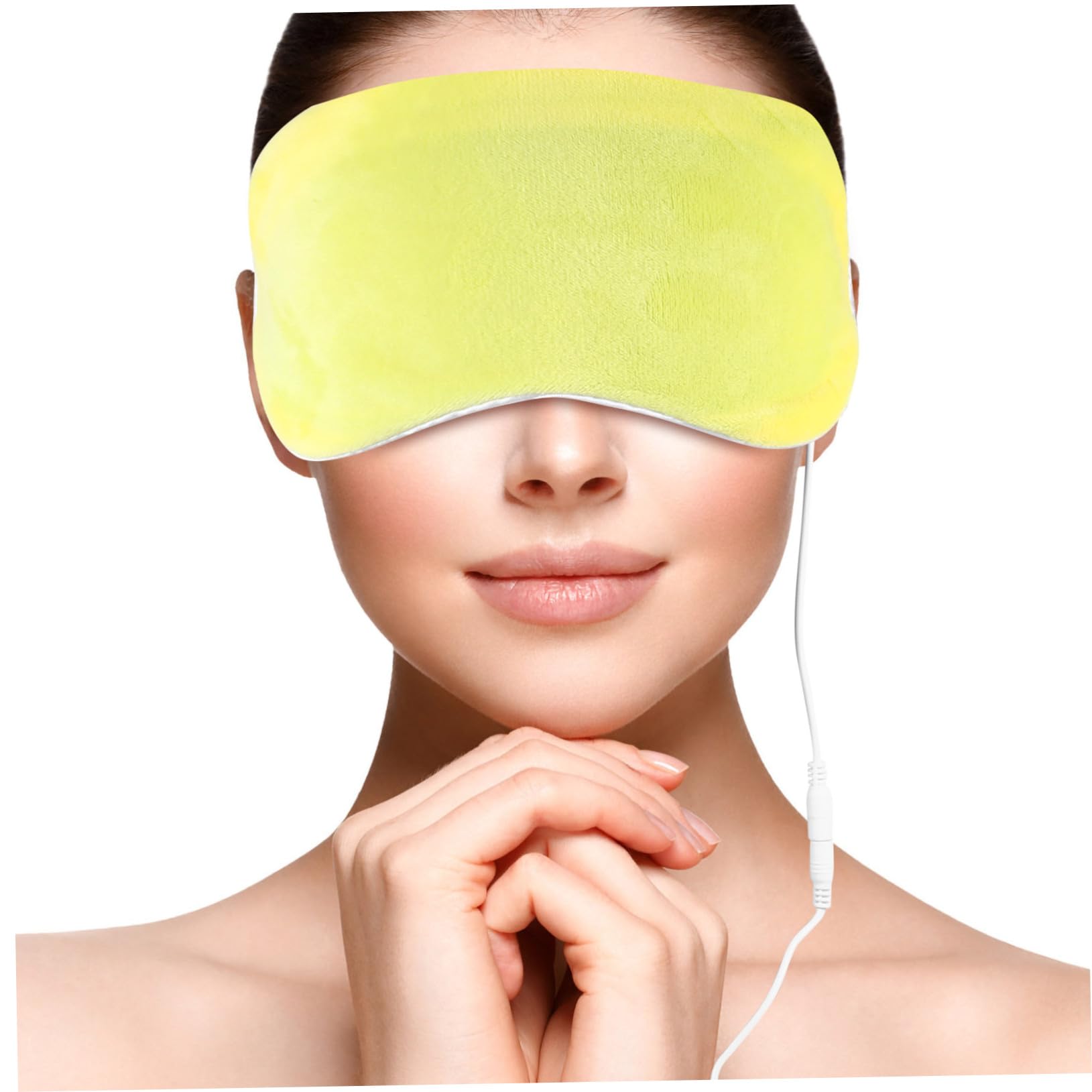 Ipetboom 3piezas Ocular Calentada Usb Reutilizable De Vapor Para Ojos Masajeador Terapéutico Para Aliviar Ojeras y Estrés Visual Para Uso Diario