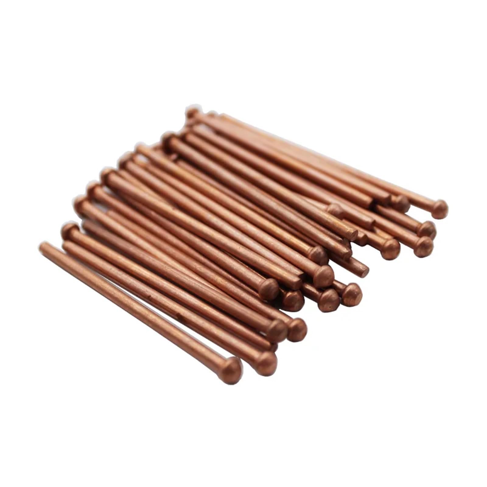 Saldatura Viti Stud Chiodi for saldatura a perno 2,5x50 mm, perni di traino, strumento for saldatura a punti in rame, saldatrice a perno(100pcs)