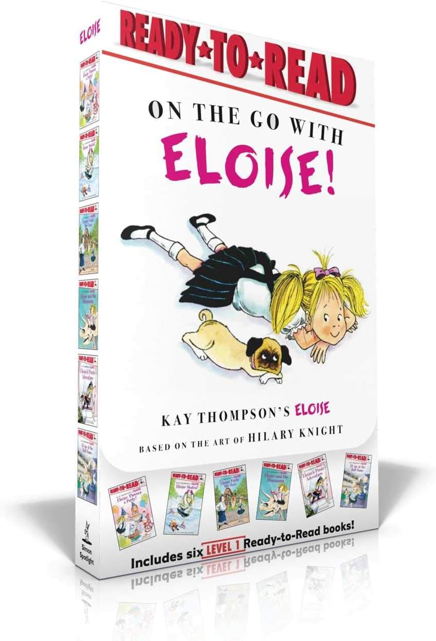 On the Go with Eloise! (Boxed Set): Eloise Throws a Party!; Eloise Skates!; Eloise Visits the Zoo; Eloise and the Dinosaurs; Eloise's Pirate Adventure; Eloise at the Ball Game