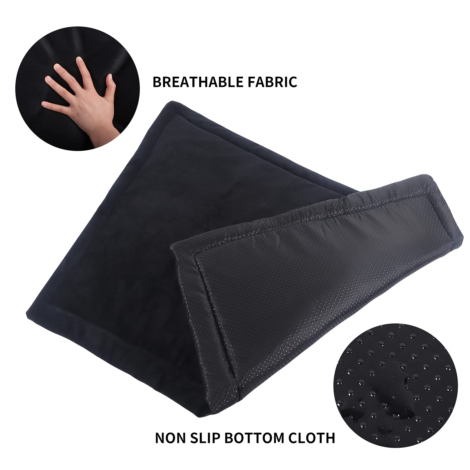 IEUUMLER Lettini per cani, Materassino per animali domestici, Letto di Cane/Gatto divano con cuscino morbido, cuccia per animali domestici antiscivolo FC004 (89 * 58cm, Black)