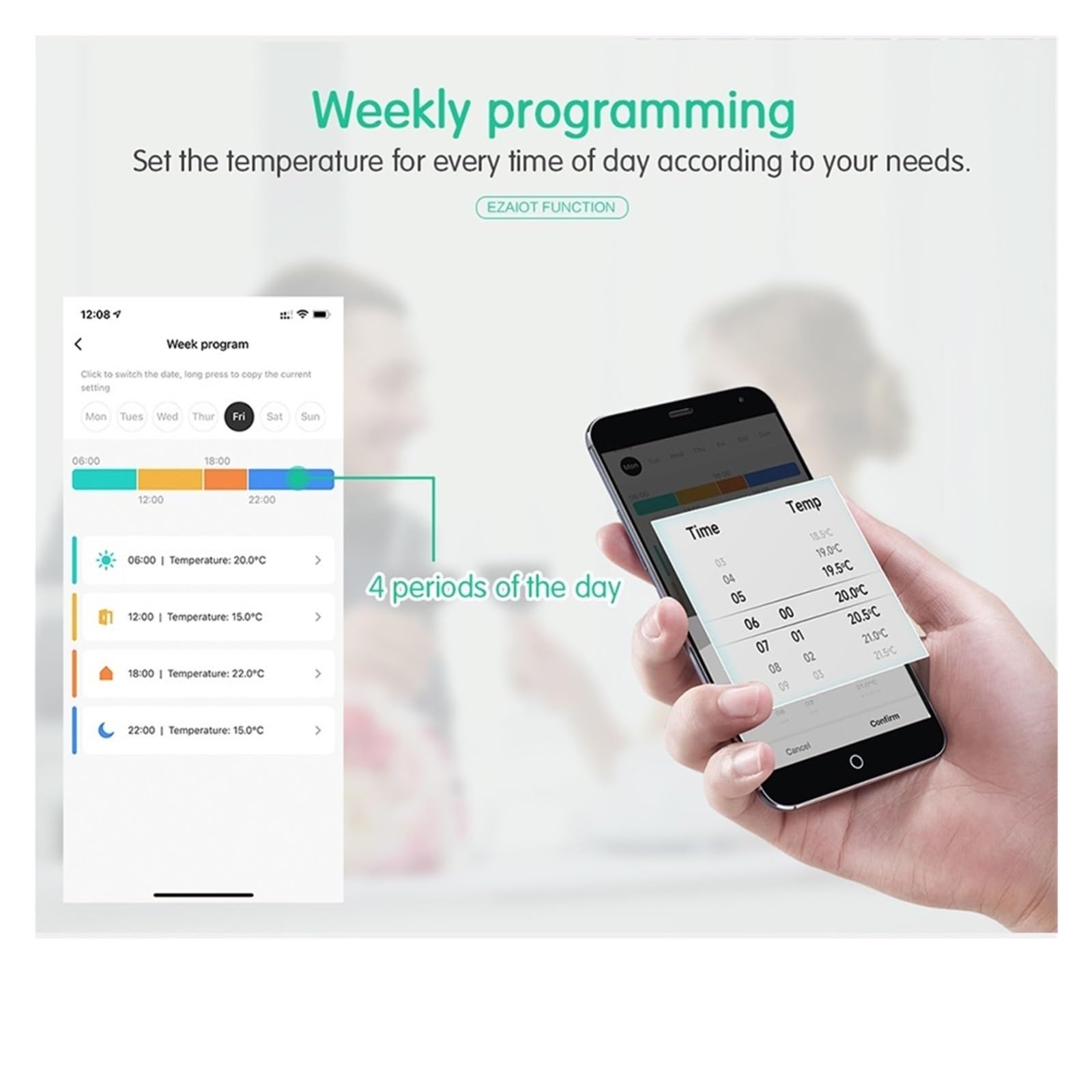 Tuya Smart Home WiFi Zawór Grzejnikowy TRV Siłownik Termostatu Grzewczego Programowalny Regulator Temperatury Głos OszczęDza Energię I Koszty Ogrzewania(TRV603-4pcs)