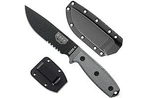 ESEE Knives Model 4S Survival Knife - Field Tested Bushcraft Knife with...