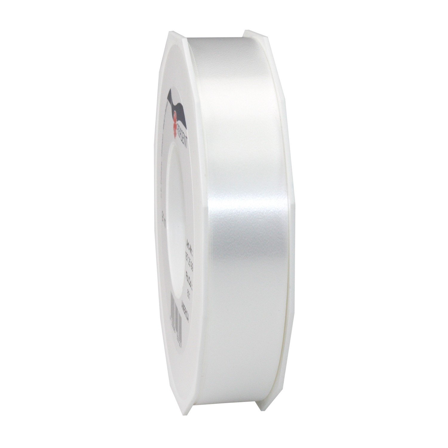 C.E. Pattberg Präsent 25 mm 91 m Ribbon Curling America, White