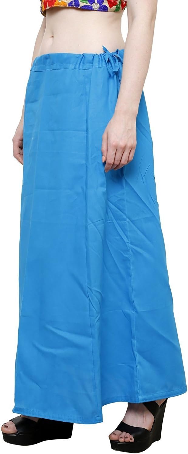 CRAFTSTRIBE Women Cotton Saree Petticoat Inskirt Underskirt Skirt Sari Wrap Skirt