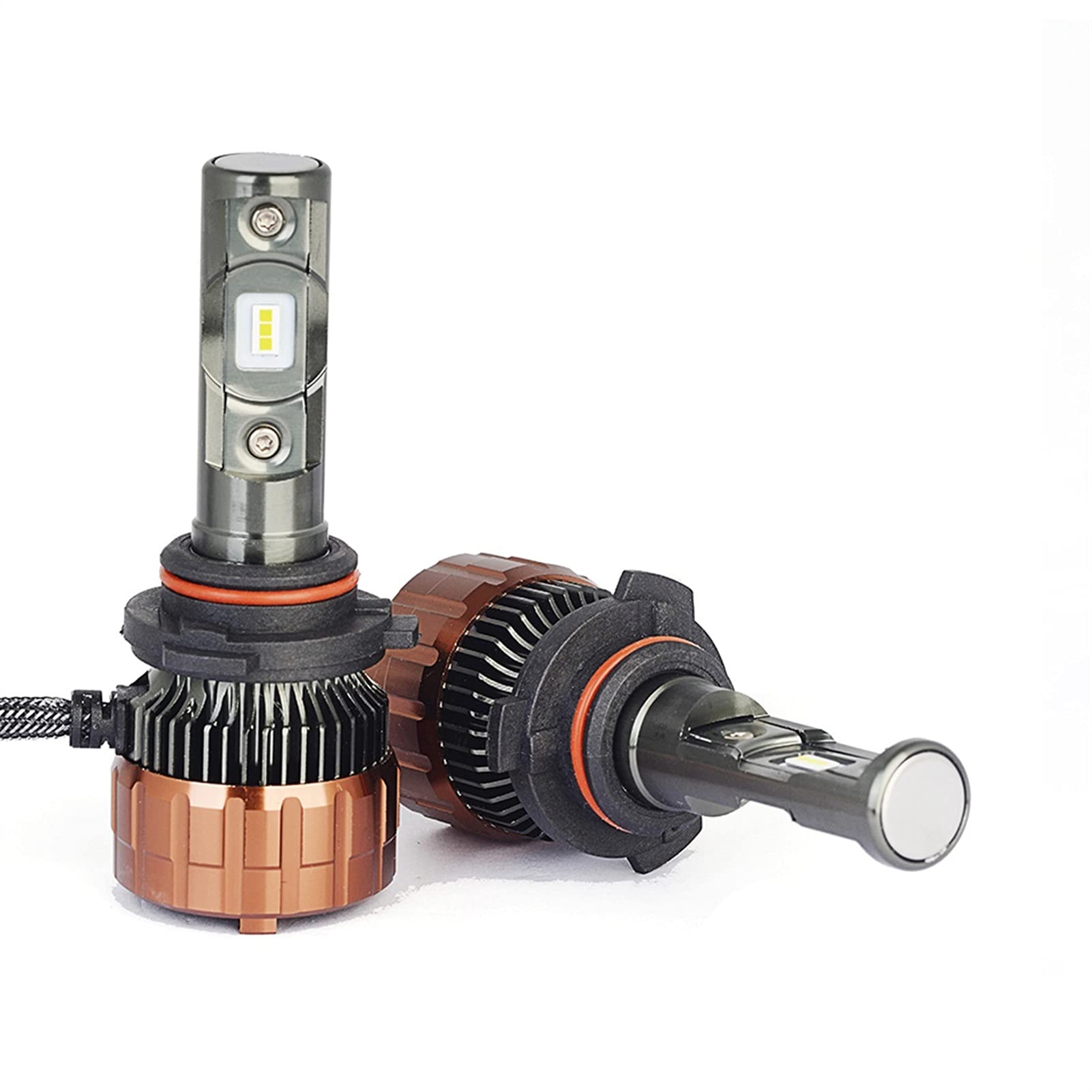 Żarówka ledowa Samochód LED Reflektor żarówki Wszystkie w jednym H7 H1 H1 880/881 H3 9005 9006 HB4 HB3 70W 6000LM H27 H4 H13 9007 Wysokie Lampy światła 5700K (Size : 9005/HB3)