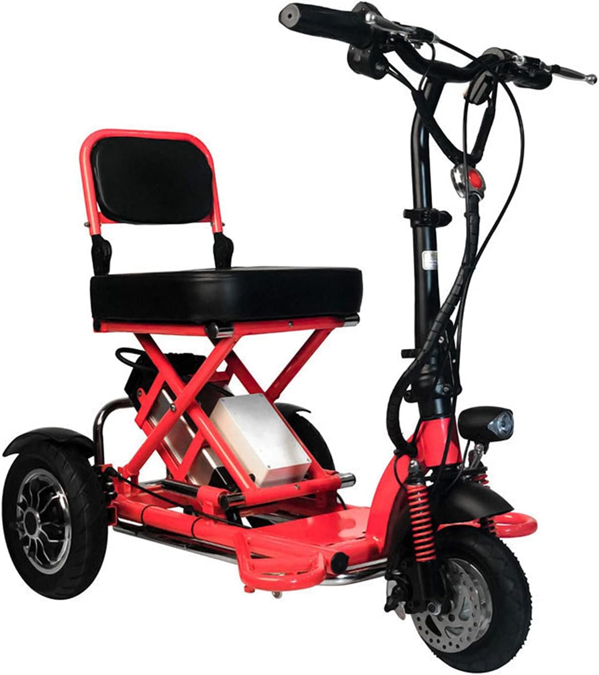 Elektroroller Für Erwachsene Bis 150 Kg JHKGY Klappbarer Elektromobilitätsroller,Tragbarer Dreirad-Freizeit