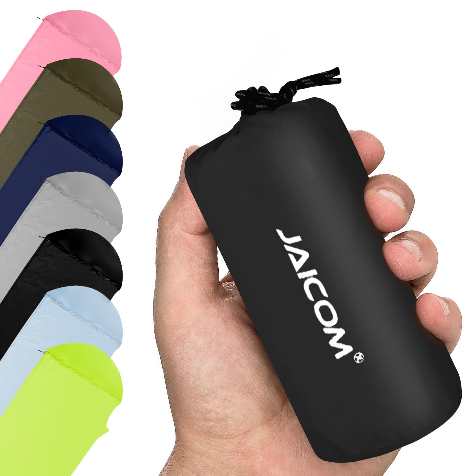 JAICOM Sleeping Bag Liner - Ultralight & Soft Travel Sheet for Adults, only 150g Camping Sleeping Bag, 100% Nylon, Ideal for Backpacking, Hotels, Camping, Business Travel and Outdoor — image 1