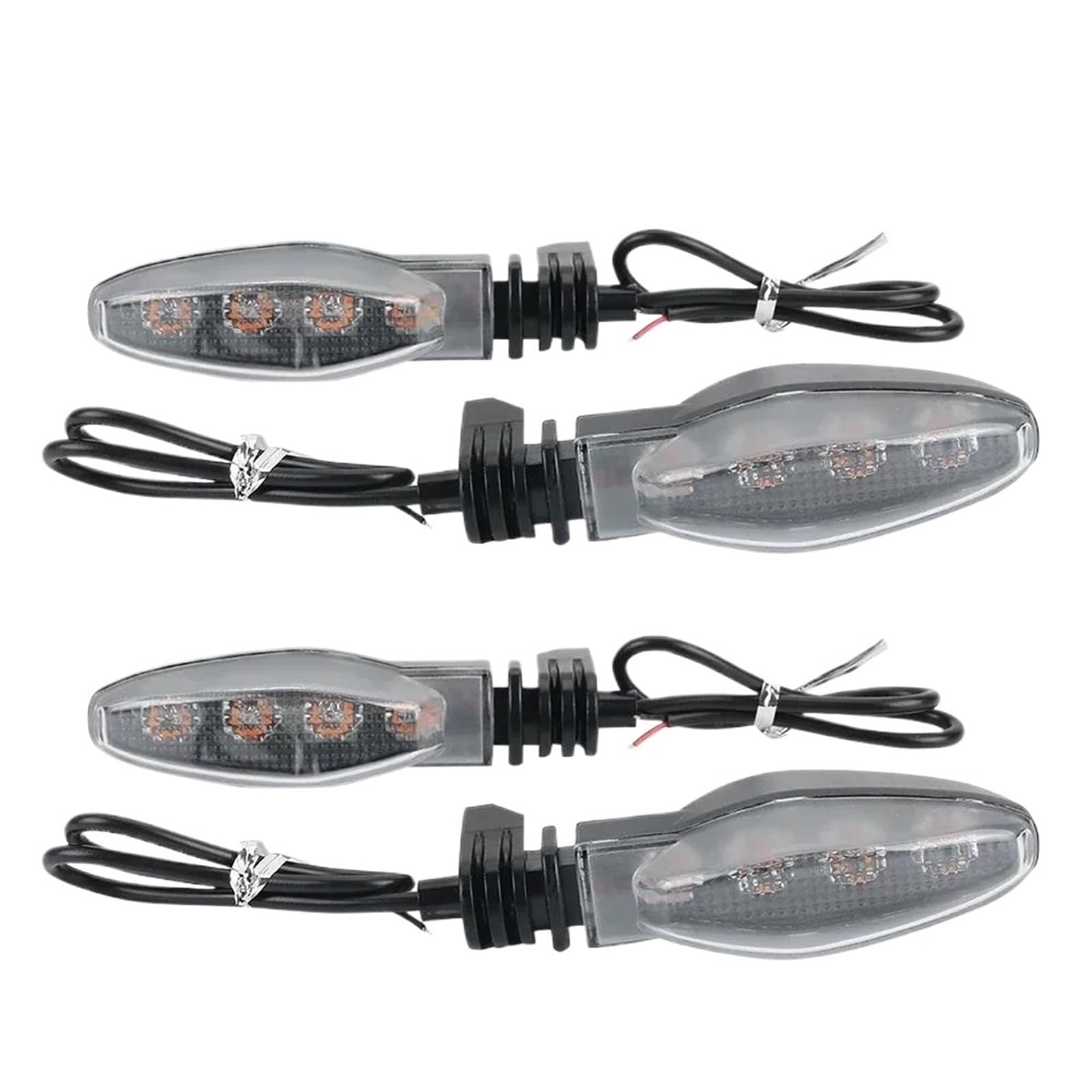 Per Daytona 675 765 Lampeggiante Per Moto Indicatore Di Direzione A LED indicatori moto(4pcs Light Clear)
