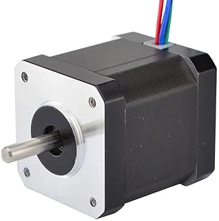 STEPPERONLINE Nema 17 Bipolar Stepper 0.9deg(400 steps/rev) 1.68A 44Ncm(62.3oz.in) Motor
