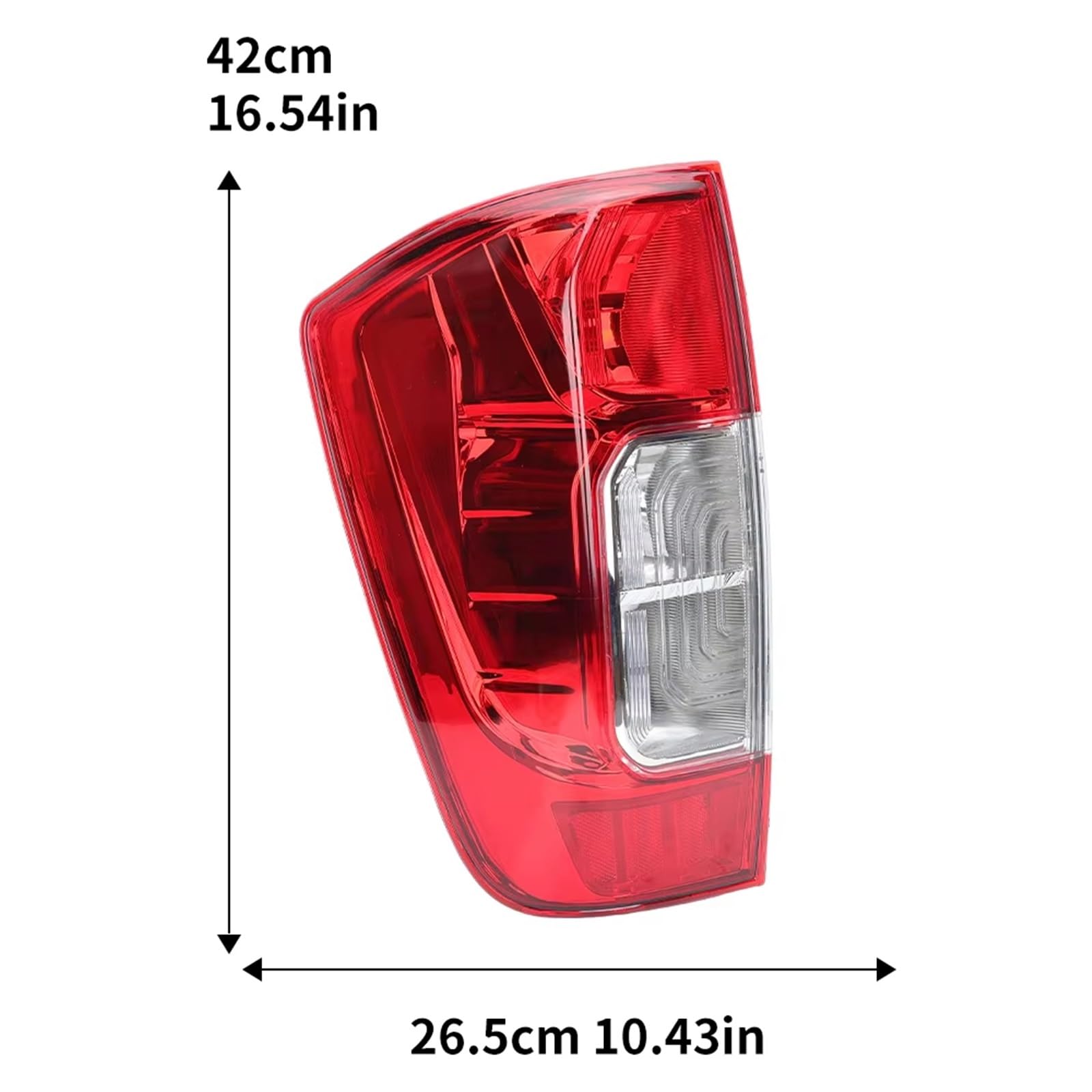 Fanale Posteriore Auto 1 Pezzo Fanale Posteriore per Nissan per Navara NP300 D23 2015-2020 Senza Lampadina Lampada Freno Indicatore Direzione Fanale Posteriore Destro