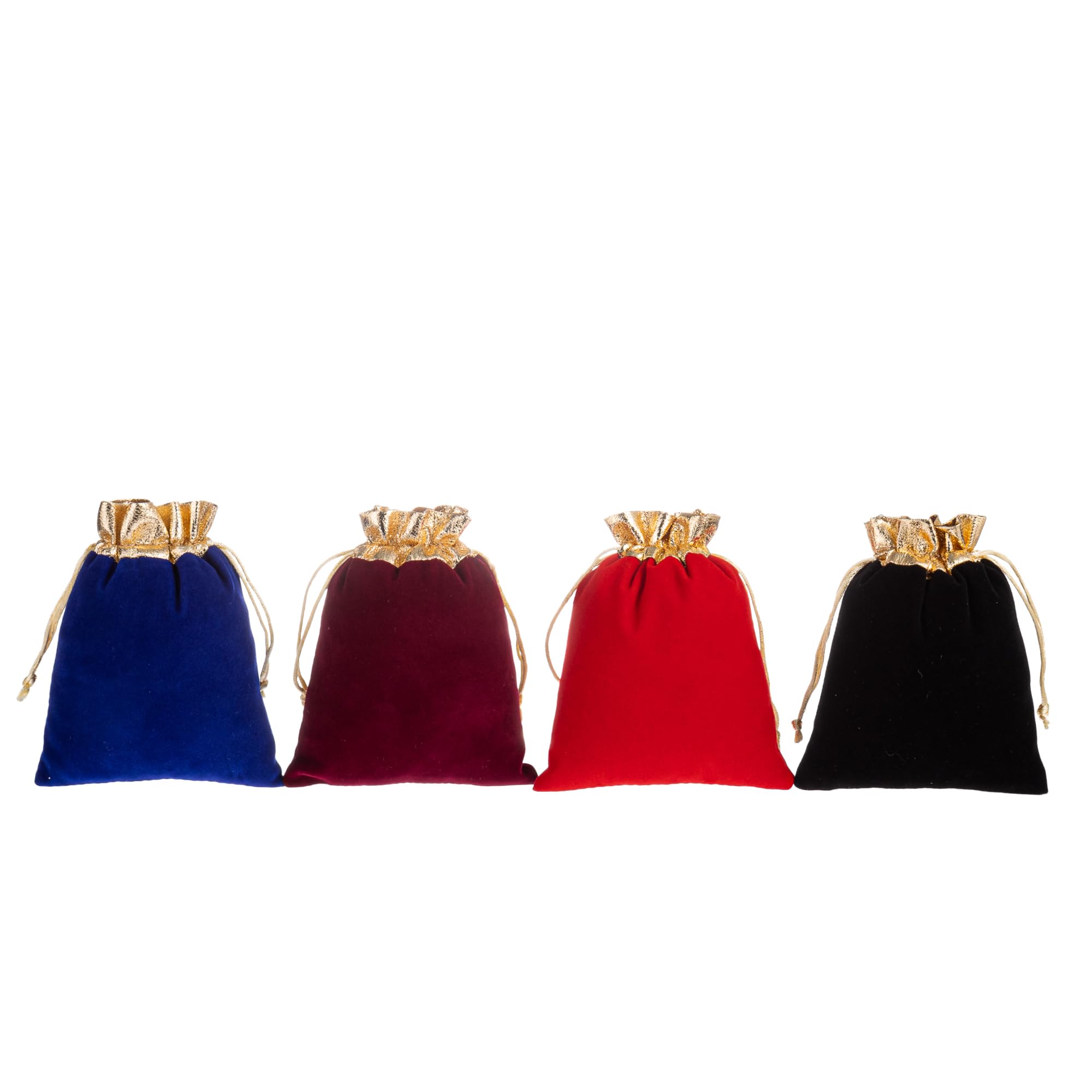 JOIUXNER Lot De 10 Sacs Cadeaux En Velours Doux Avec Cordon De Serrage - Réutilisables - Pour Bijoux, Bonbons, Cadeaux - Pour Anniversaire, Mariage