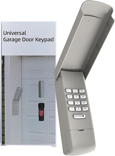 Abridor universal de puerta de garaje compatible con LiftMaster Chamberlain Craftsman Genie Linear Wayne Dalton Abridor de puerta de garaje (teclado