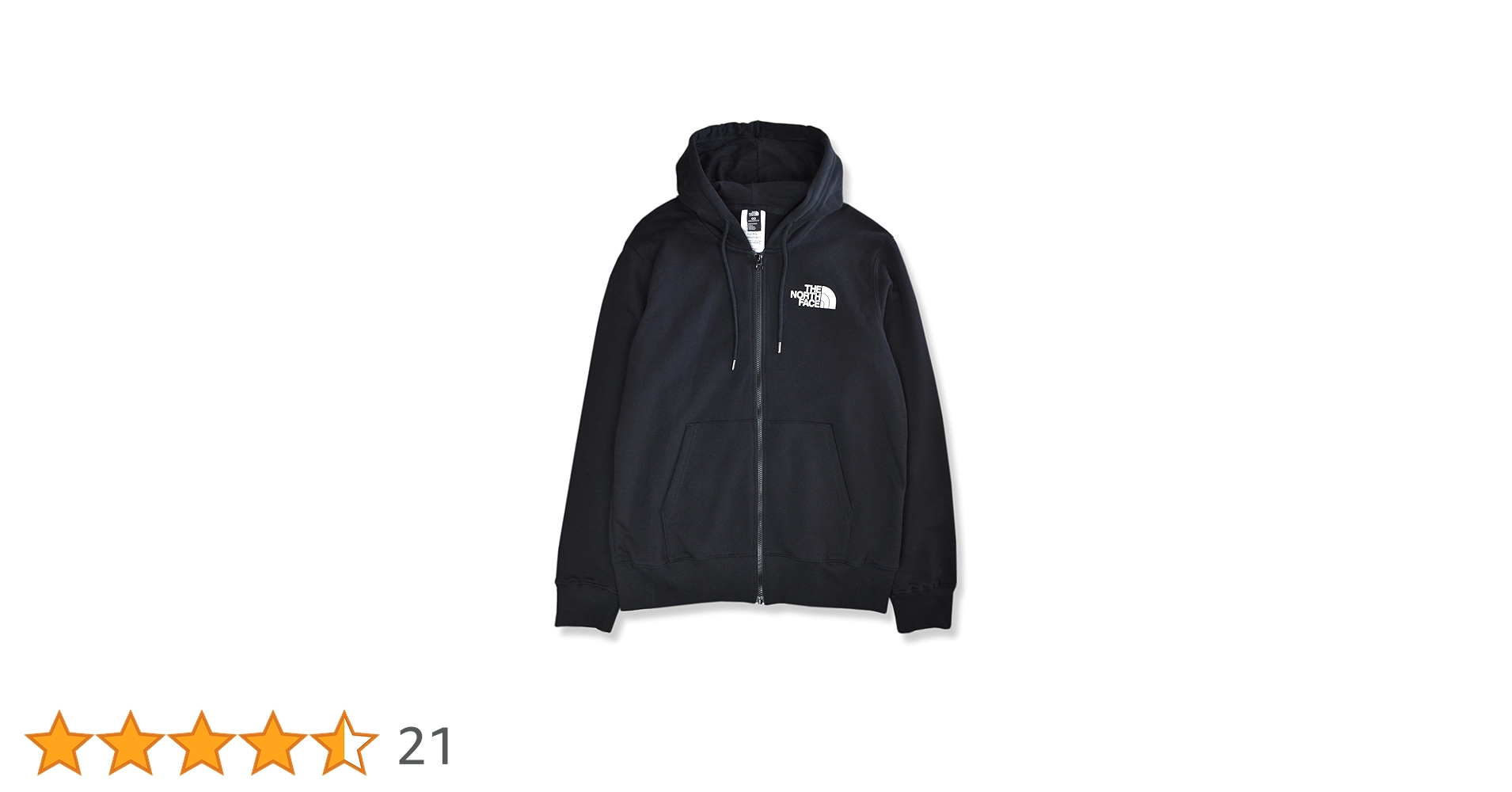 THE NORTH FACE Men's Full Zip Cotton Blend Hooded Sweatshirt