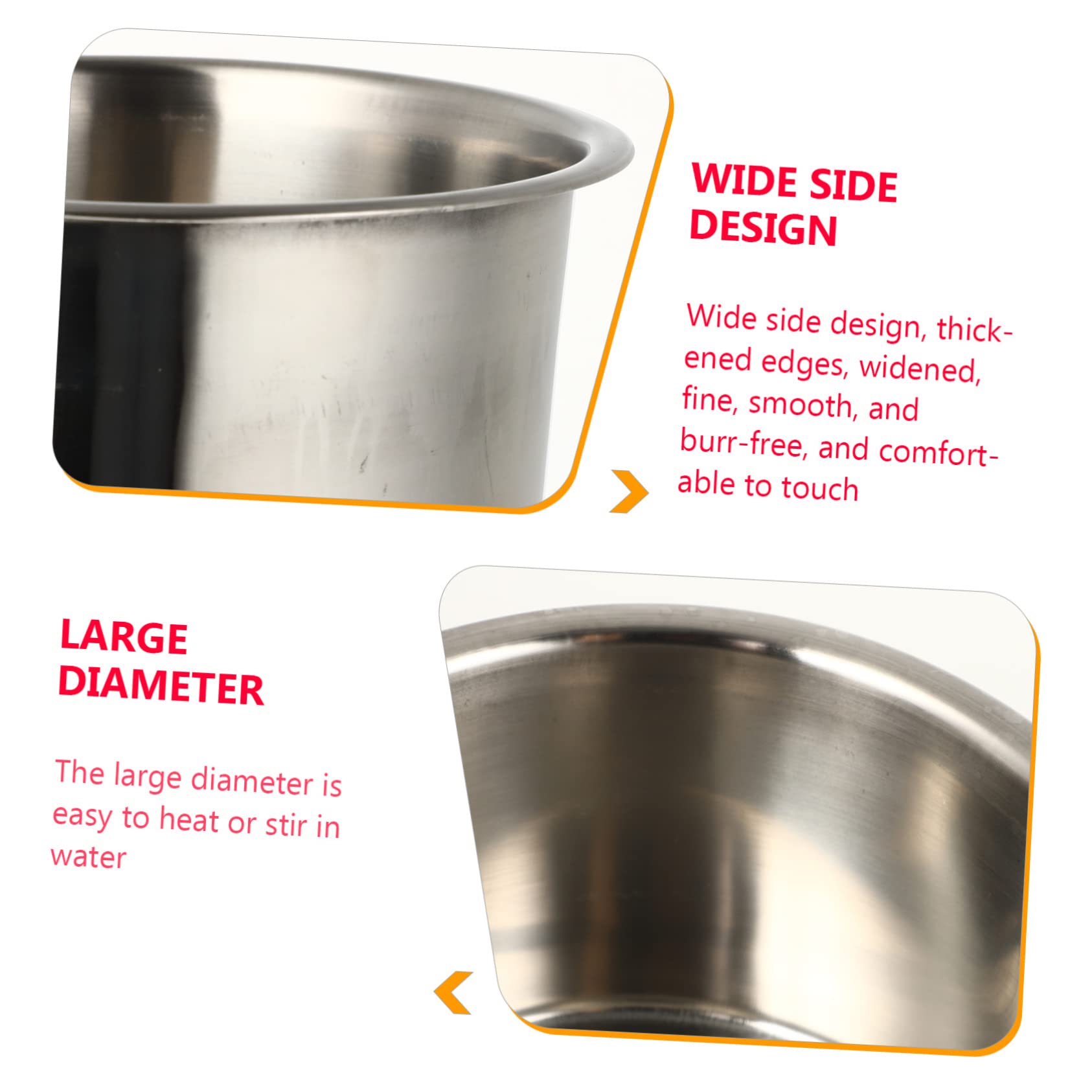 CIMAXIC 2pcs Reliable Soap Melt Pot Double Boiler for Soap Melting Making Supplies