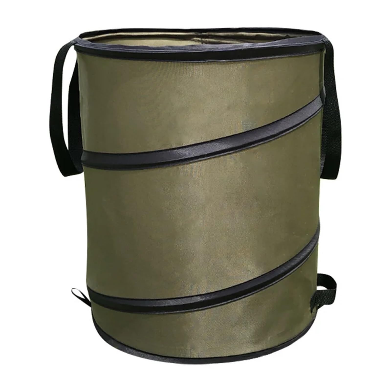 Garden Waste Bags Outdoor Garden Trash Can With Handles Foldable Portable Garbage Leaf Collapsible Container(L)