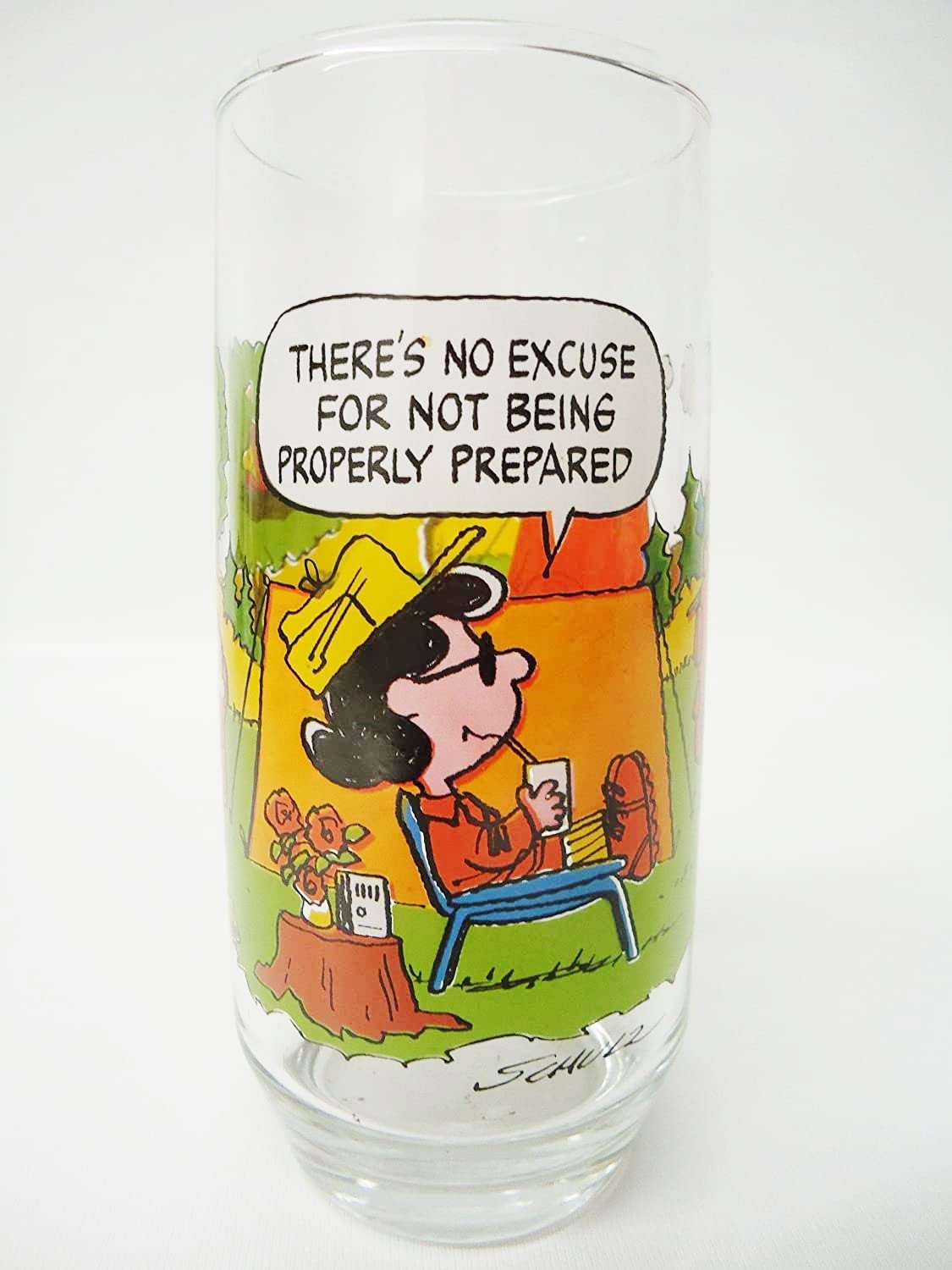 McDonalds Camp Snoopy glass (Lucy)