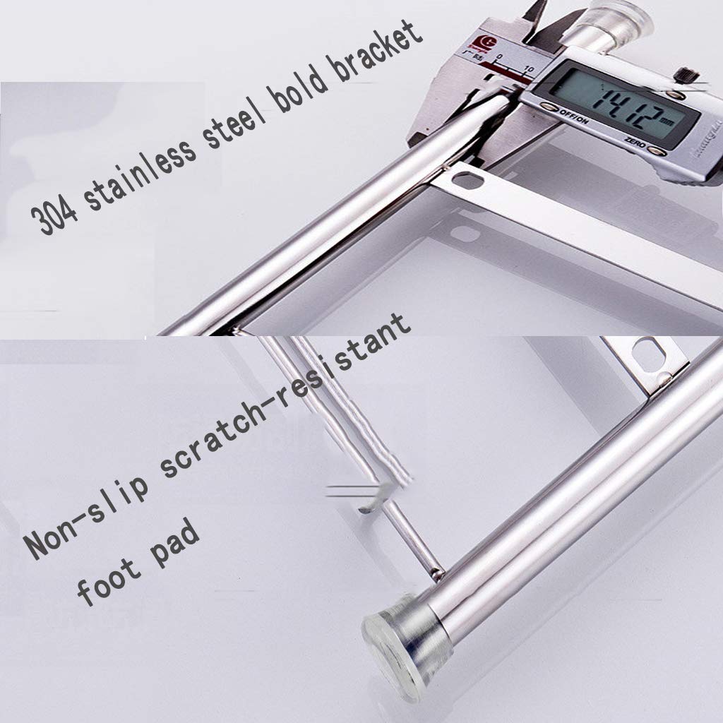 Rejilla para secar Platos Rejilla para Cubiertos 304 Suministros de Cocina Rejilla de Drenaje de Acero Inoxidable Rejilla multifunción con Palillos Rejilla para Cuchillos Rejilla p