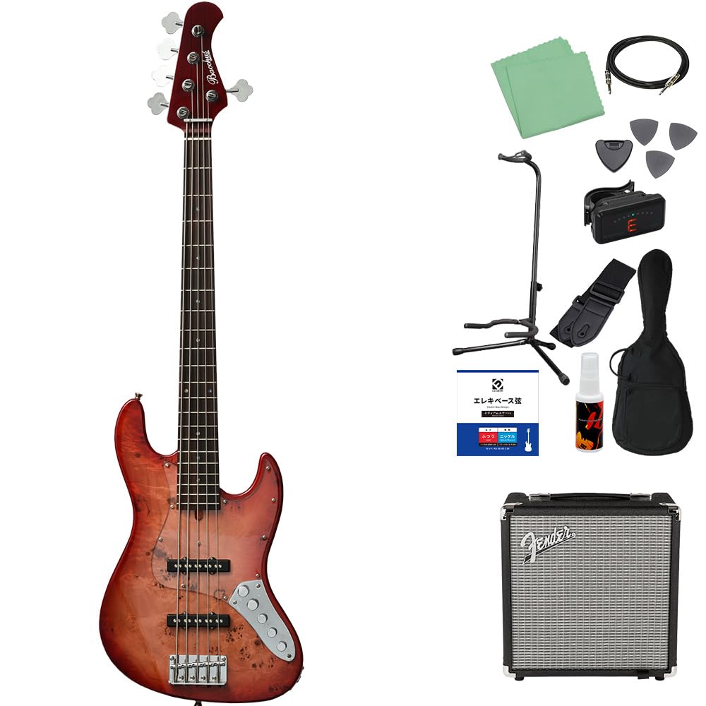 Amazon | Bacchus WJB5-BP/Act 5弦ベース初心者12点セット