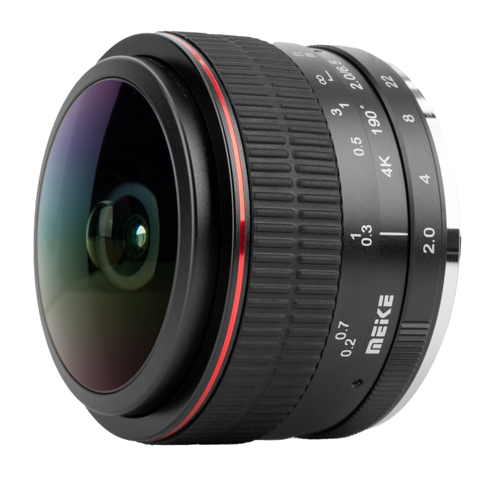 Meike Lente ojo de pez ultra ancha de 6,5 mm f2.0 lentes circulares fijas para cámaras Sony E Mount Mirrorless ZV-E10 ZVE10 II A5000 A5100 A6000 A6100 A6300 A6400 A6500 A6600 A7III A9 NEX 3 3 N