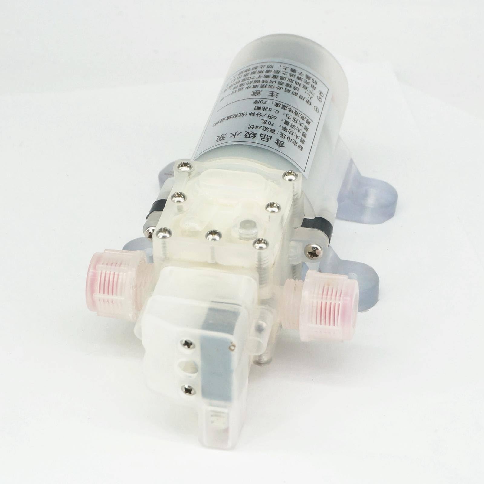 DC 24V 70W grade Diaphragm Water Pump Self-priming Pump Automatic Switch 300L/H for milk red wine