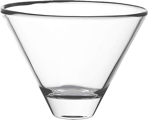 Miniatura 2 de Barski Vaso Martini - Vasos de cóctel sin tallo - Juego de 6-11 oz de calidad europea - Cóctel sin tallo - Martinis - 11 onzas - Hecho en Europa