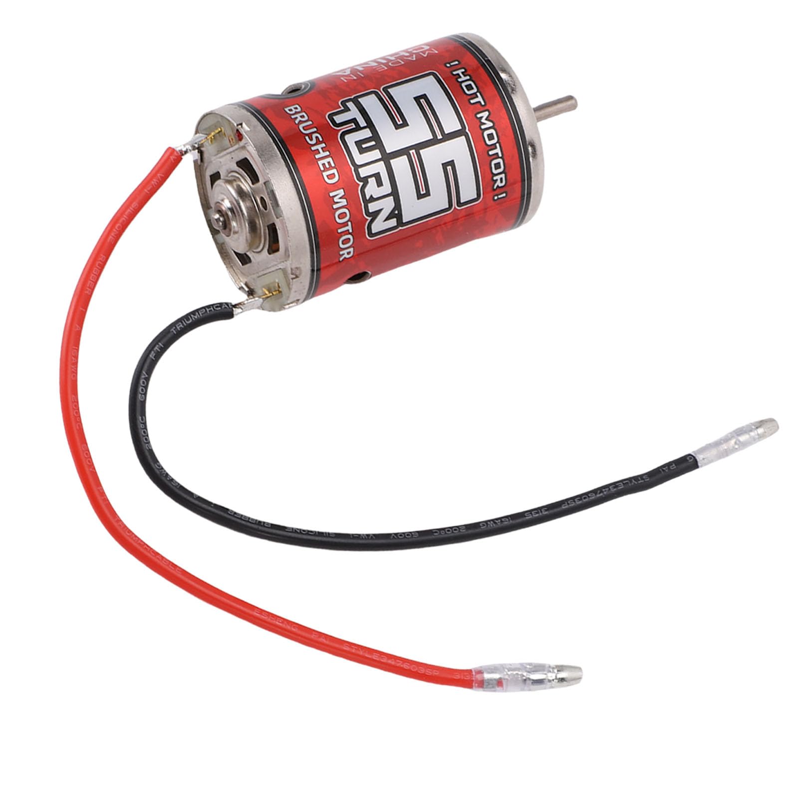 OPPWONG 540 Brushed Motor for HSP, 55T RC Electric Brushed Motor, Strong Magnetic Bearing, Ideal for RC Car Boat Truck Upgrade Part