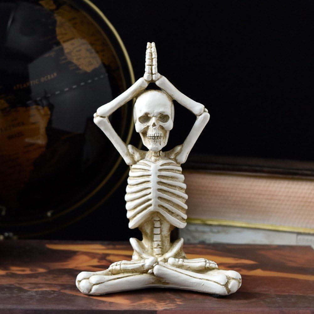 Amazon.co.jp: ヨガスカルスケルトン 髑髏 ドクロ ゴースト スケルトン