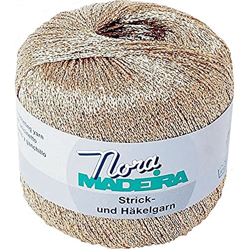 Madeira Hilo para tejer M9813-321, poliéster, color dorado 321, 100 m Cover