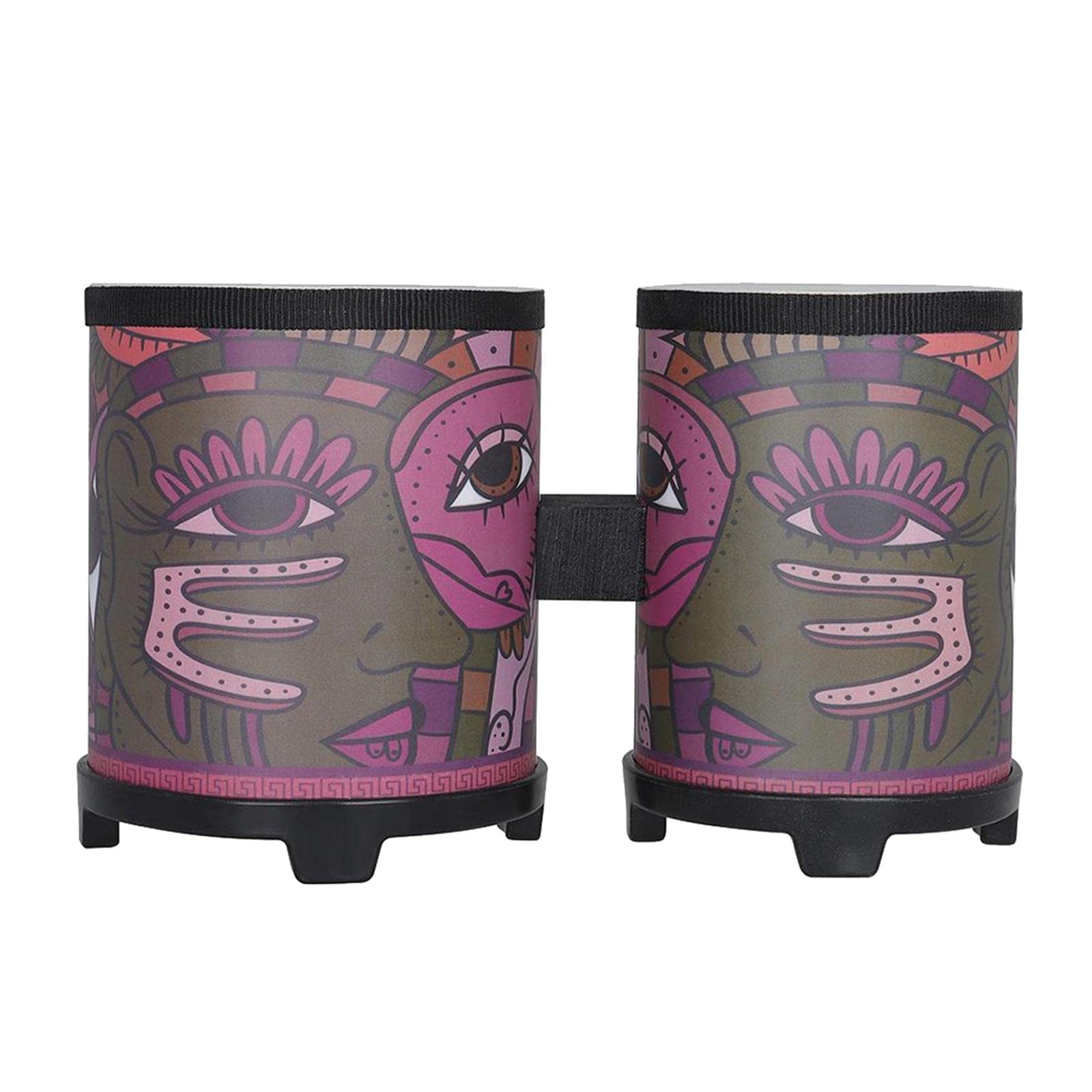 LOVIVER Batteria Batteria Congas da 4” E 5” per Bambini Adulti Principianti