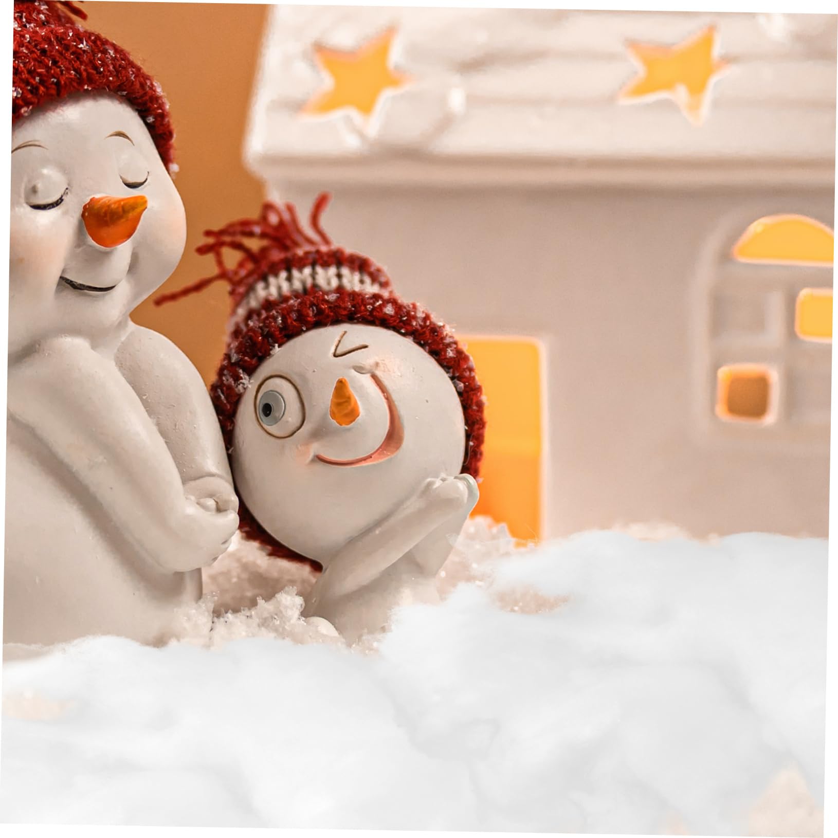 GANAZONO 3pièces Neige Artificielle Moelleuse Coton pour Décorations De Noël De Décor pour Arbre De Noël Et Scènes Hiver pour Et Fêtes Hiver